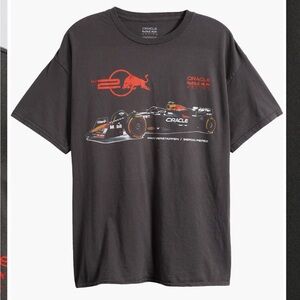 Merch Traffic Oracle Red Bull Racing RB20 Cotton Graphic Gray T Shirt Size M